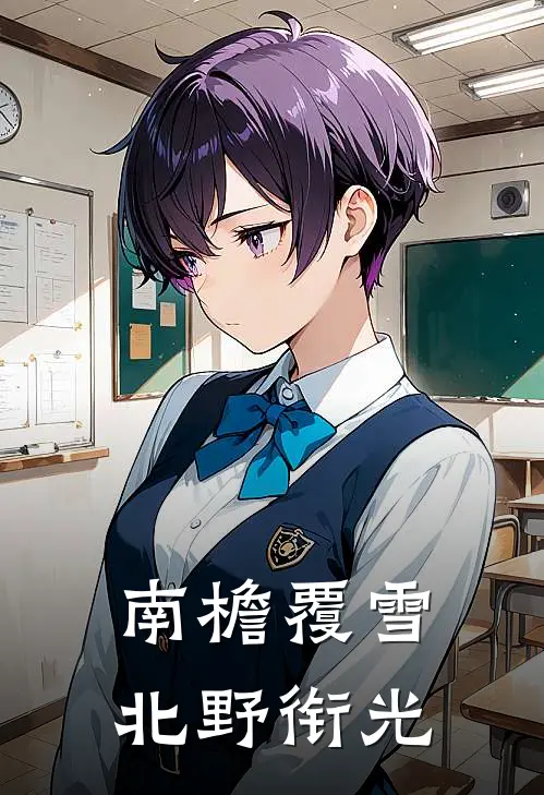 南檐覆雪，北野衔光