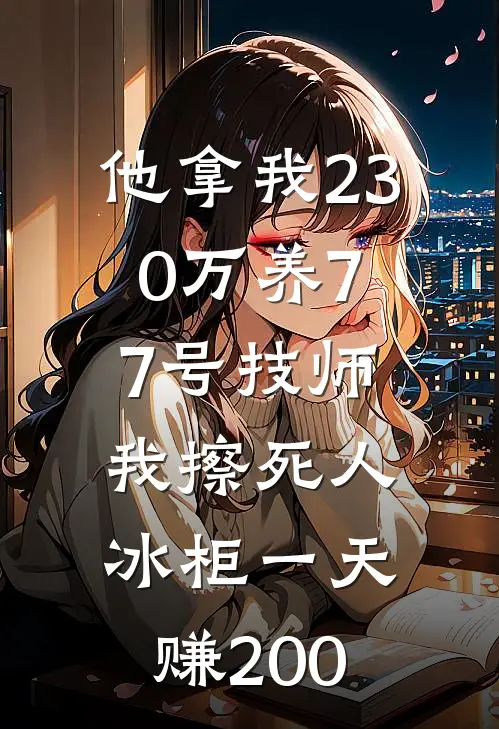 他拿我230万养77号技师，我擦死人冰柜一天赚200