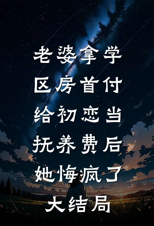 老婆拿学区房首付给初恋当抚养费后，她悔疯了大结局