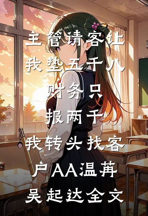 主管请客让我垫五千八，财务只报两千，我转头找客户AA温苒吴起达全文
