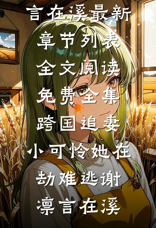 跨国追妻，小可怜她在劫难逃(谢凛言在溪)最新章节列表_全文阅读免费全集跨国追妻，小可怜她在劫难逃谢凛言在溪